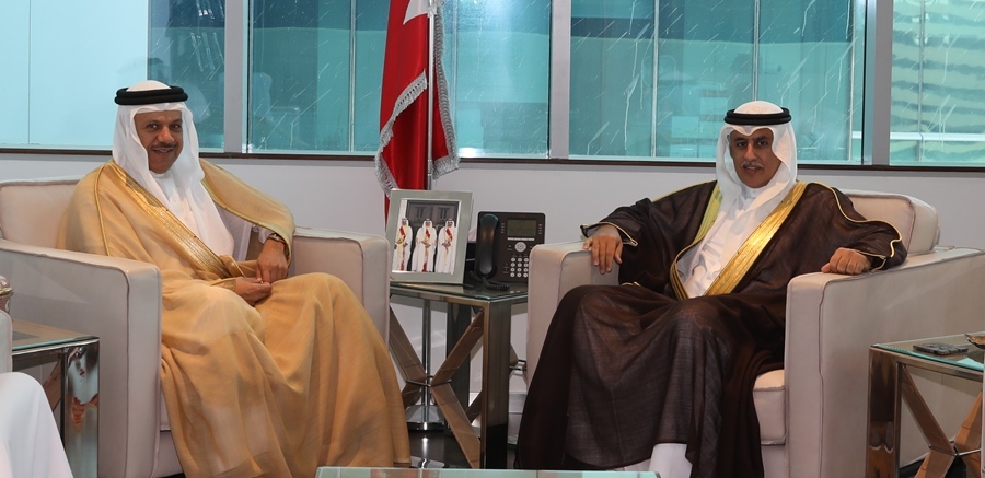 The Minister of Industry, Commerce &amp; Tourism receives Secretary General of the Gulf Cooperation Council