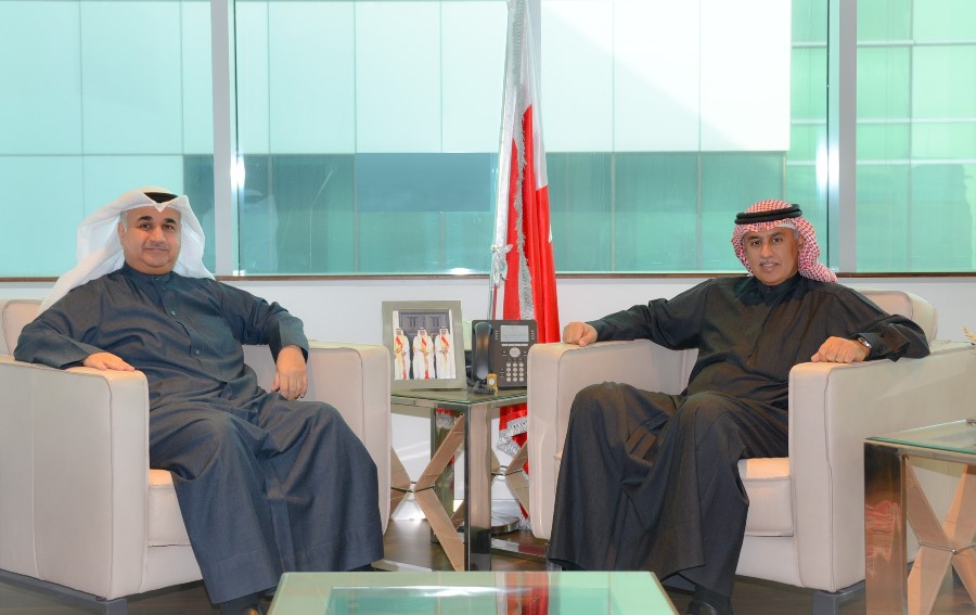 وزير الصناعة والتجارة والسياحة سعادة السيد زايد بن راشد الزياني يستقبل سفير مملكة البحرين لدى اليابان