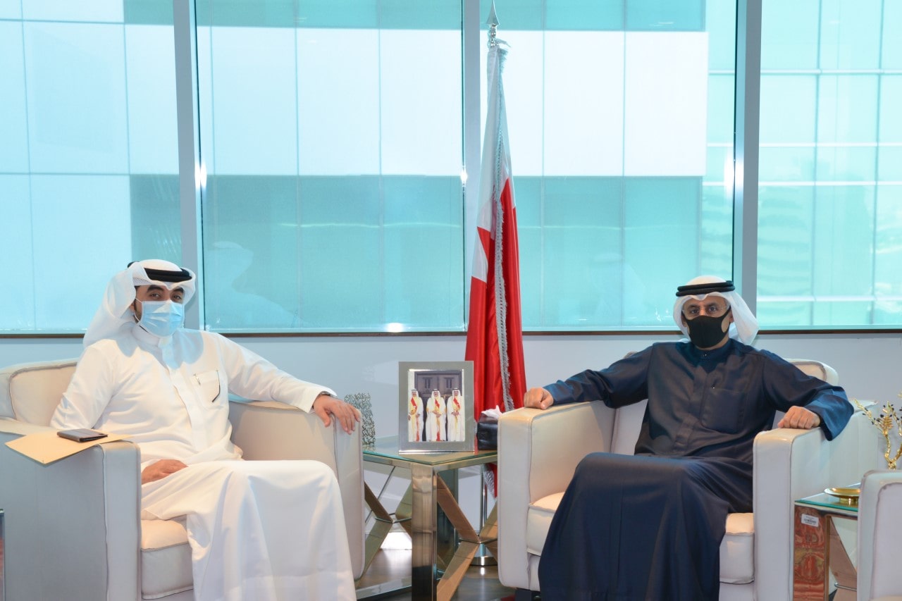 Industry, Commerce and Tourism Minister Receives MP Al Sawwad