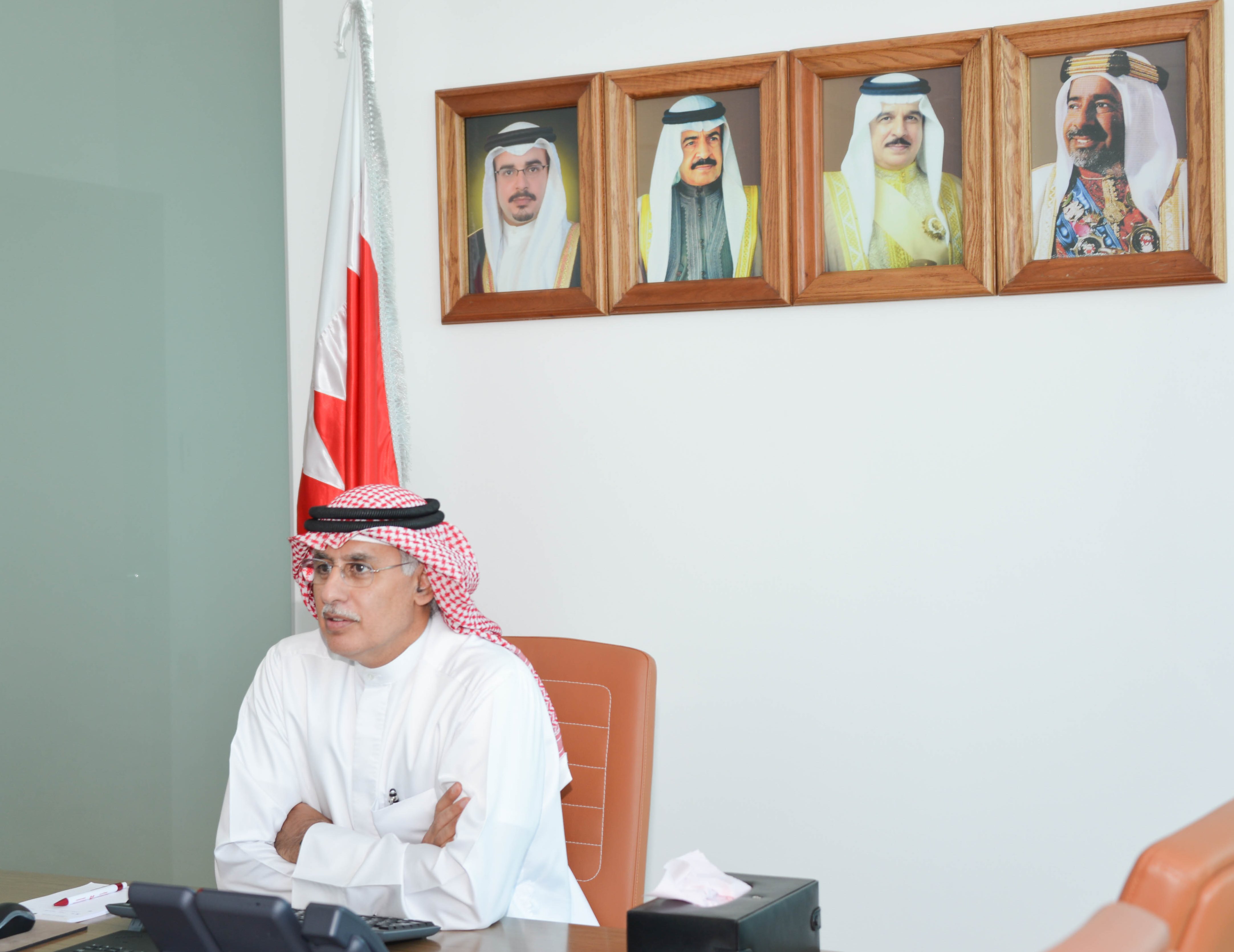  خلال اجتماعه بوزير التجارة الدولية بالمملكة المتحدة وزير الصناعة والتجارة والسياحة يؤكد عمق وعراقة العلاقات المشتركة بين مملكة البحرين والمملكة المتحدة