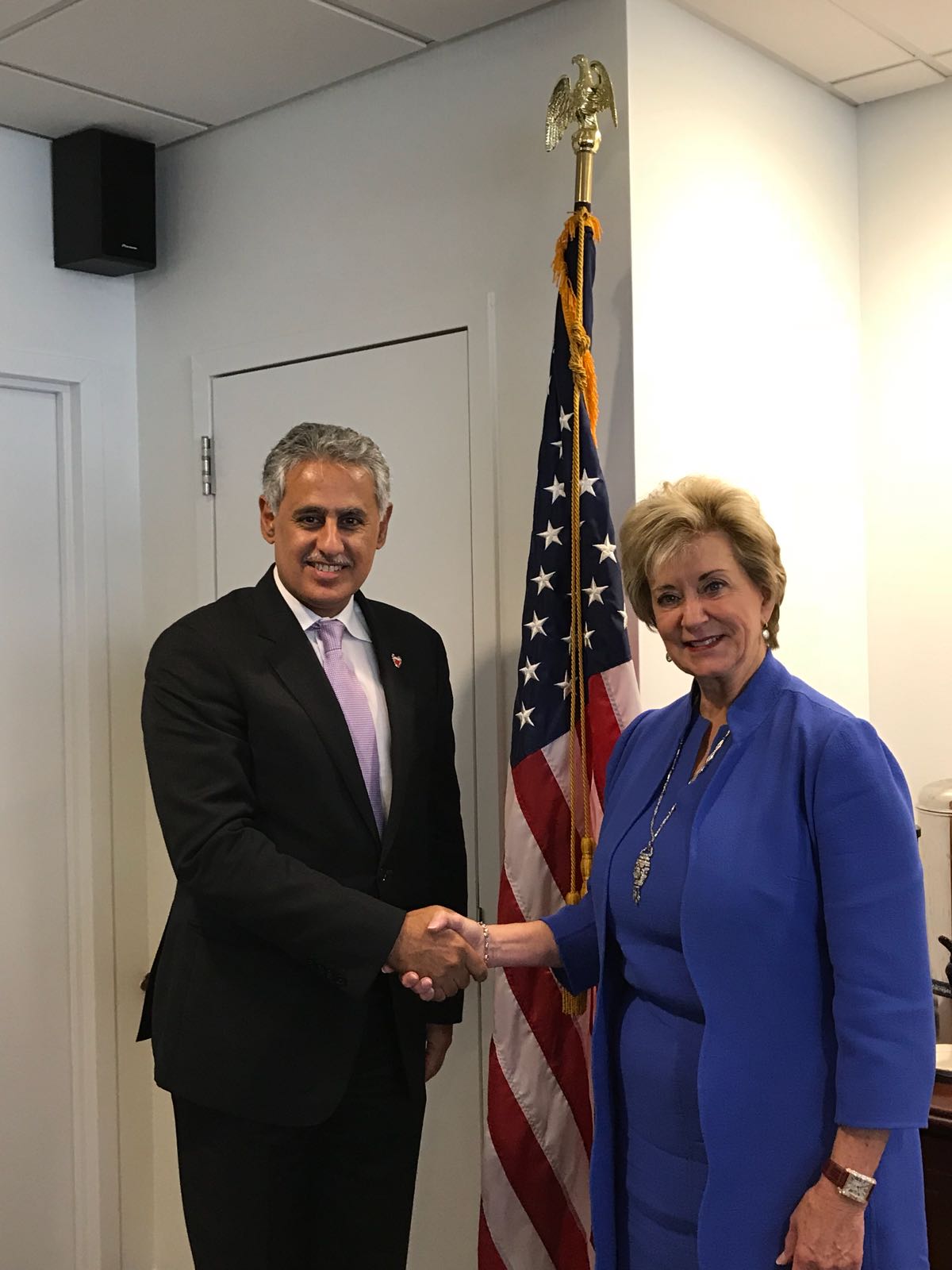 The Minister of Industry, Commerce &amp; Tourism meets US Small Business Administration