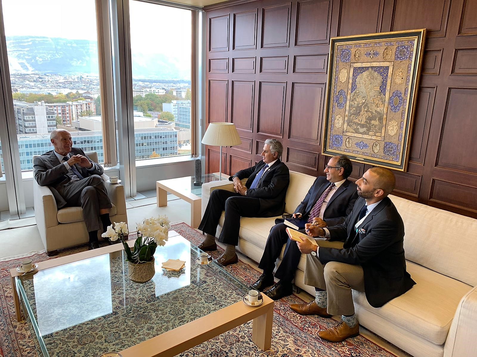 The Minister of Industry, Commerce &amp; Tourism meets WIPO Director General