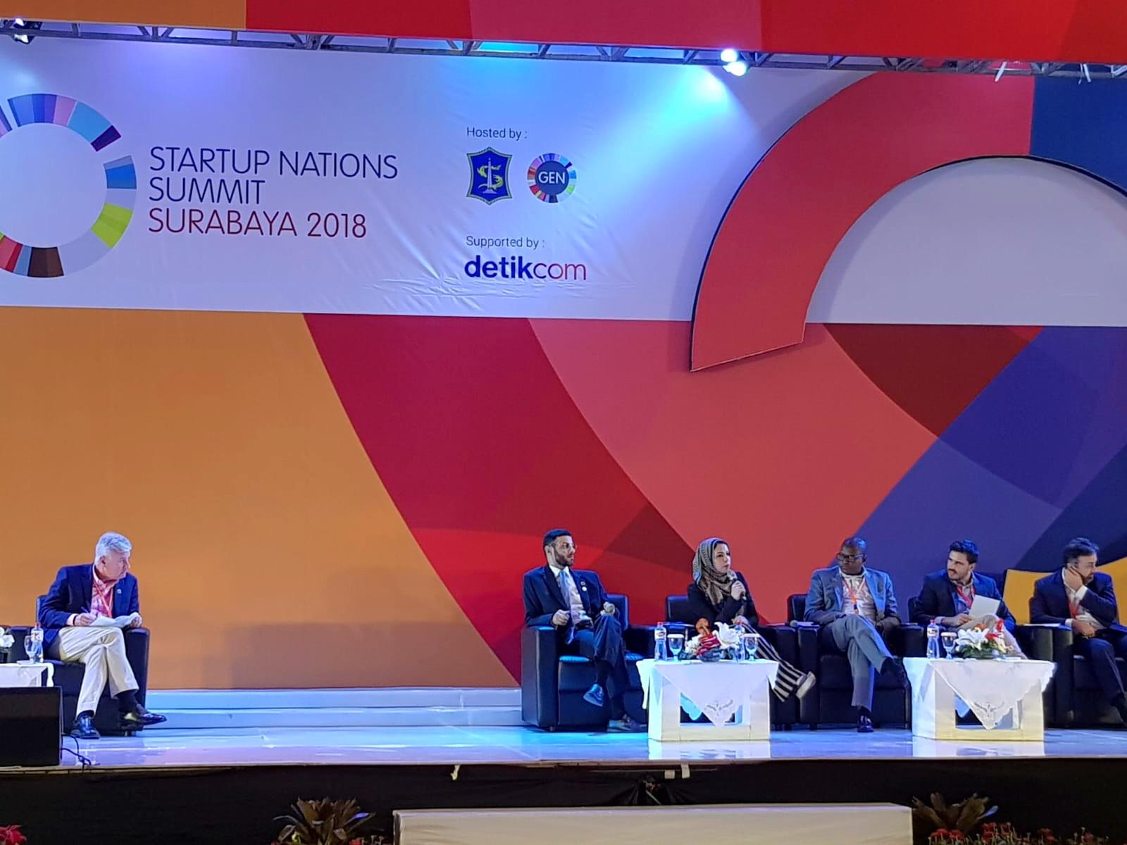 ضمن التحضيرات لأعمال مؤتمر الريادة العالمي 2019 وزارة الصناعة والتجارة والسياحة تشارك في قمة الدول الناشئة 2018 في سورابايا - إندونيسيا