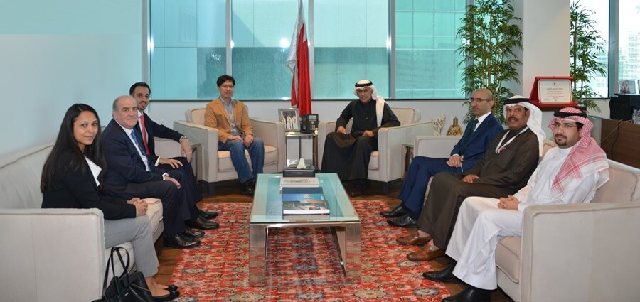  وزير الصناعة والتجارة والسياحة يستقبل مدير عام شركة باور روت للتصنيع لمنطقة الشرق الأوسط