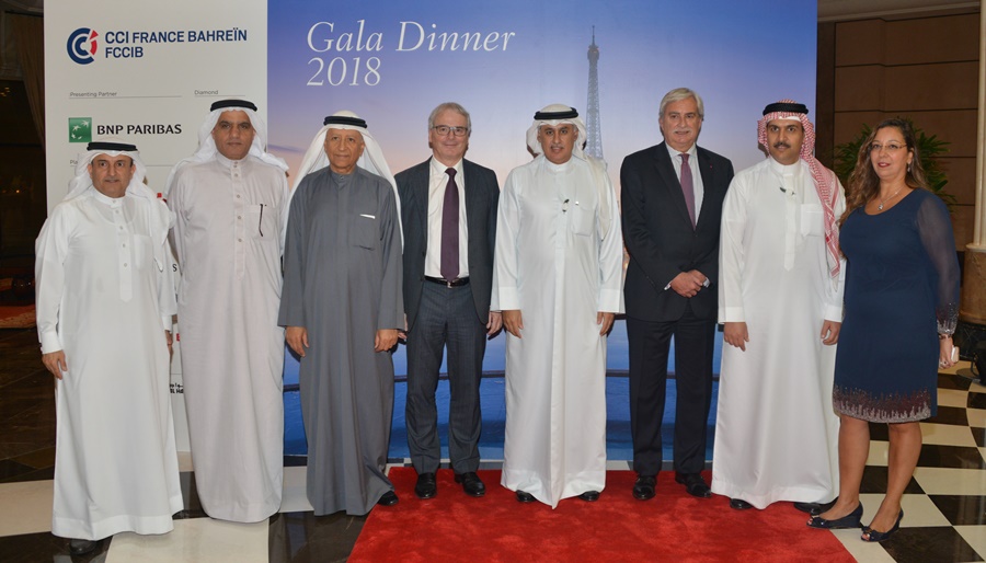The Minister of Industry, Commerce and Tourism participates in the 3rd Anniversary of the French Chamber of Commerce and Industry in Bahrain (FCCIB)