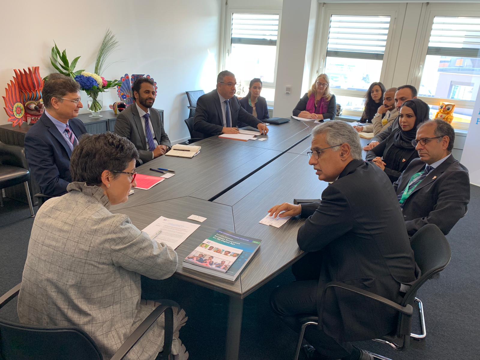 The Minister of Industry, Commerce &amp; Tourism meets ICT Executive Director