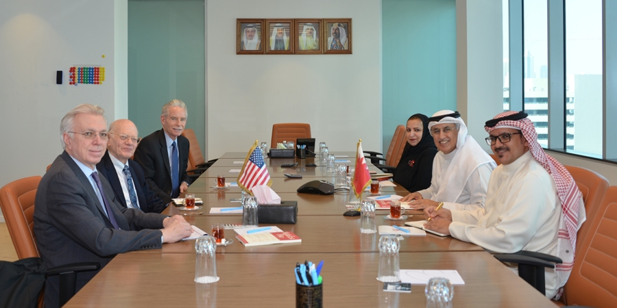 أشاد بتطور العلاقات الاقتصادية المشتركة وزير الصناعة والتجارة والسياحة يجتمع برئيس مجلس إدارة Middle East Policy Council والوفد المرافق له