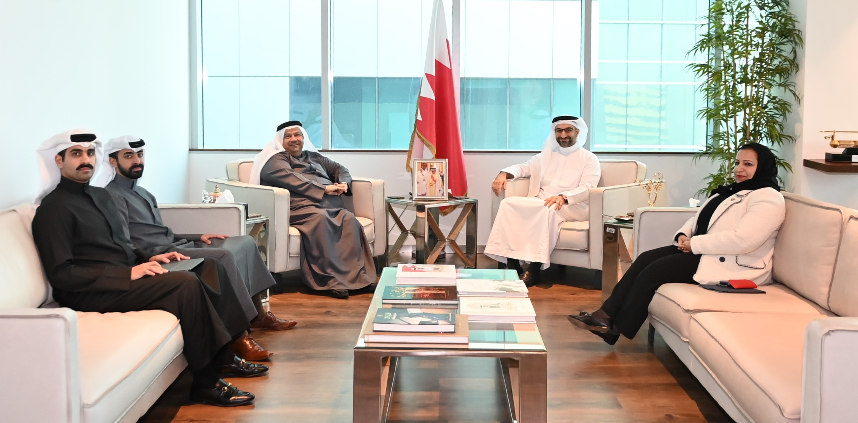 Minister of Industry and Commerce Receives Businessman Nabeel Ajoor