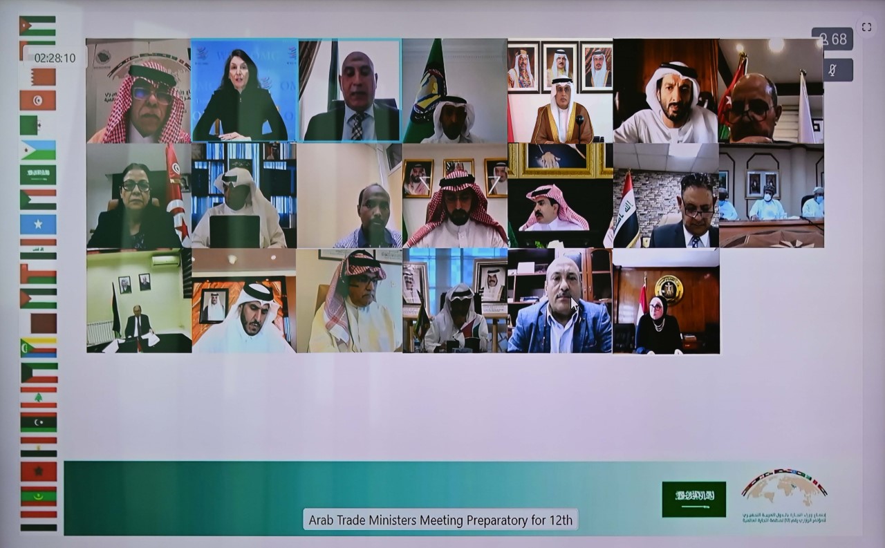 وزير الصناعة والتجارة والسياحة يشارك في اعمال اجتماع وزراء التجارة بالدول العربية التحضيري للمؤتمر الوزاري 12 لمنظمة التجارة العالمية