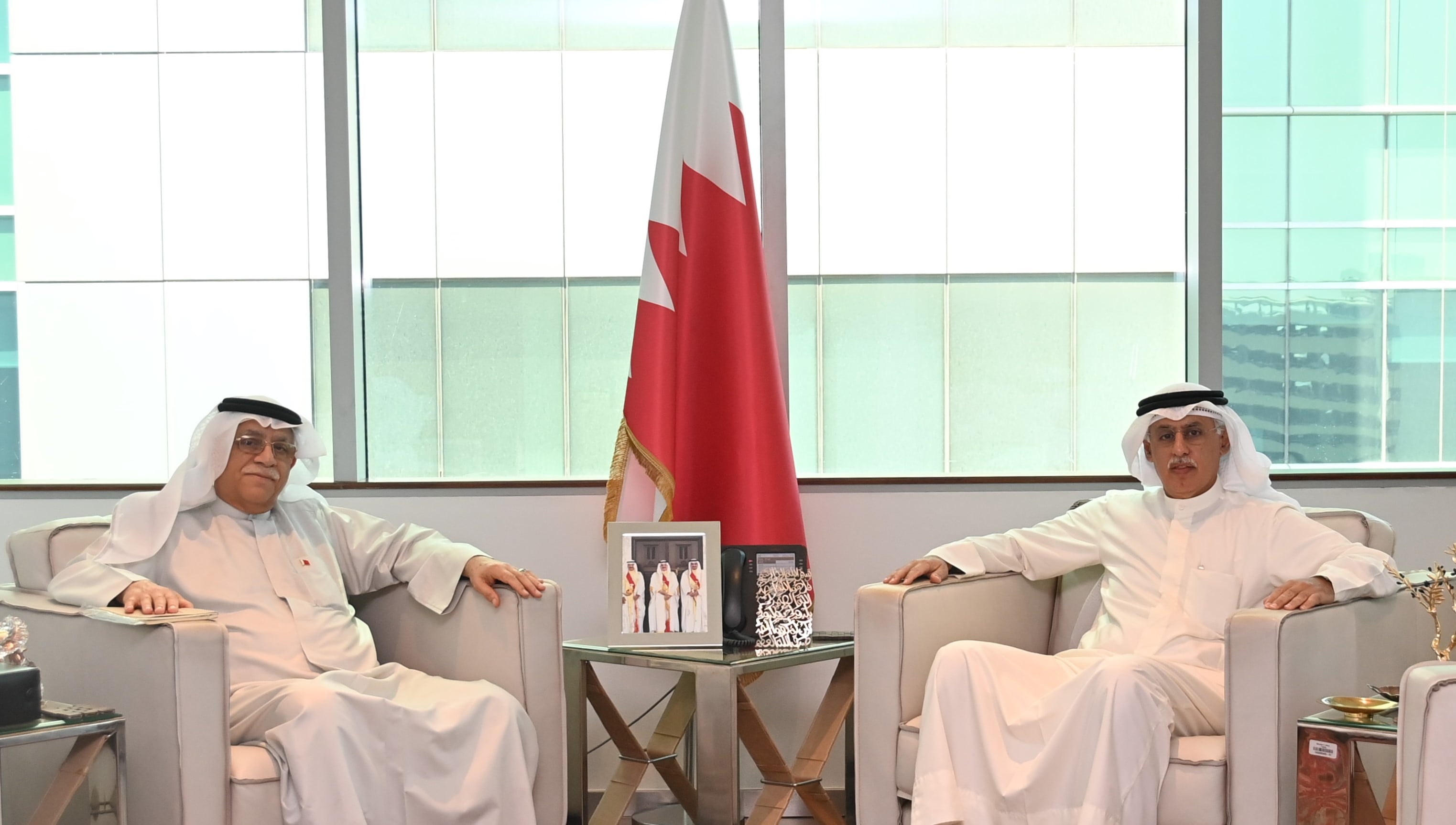 Minister of Industry, Commerce and Tourism receives MP Mr. Yousif Zainal