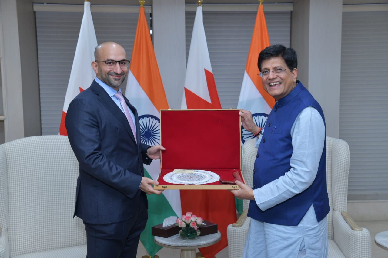 Within his Official Visit to India Minister of Industry and Commerce Meets Indian Counterpart