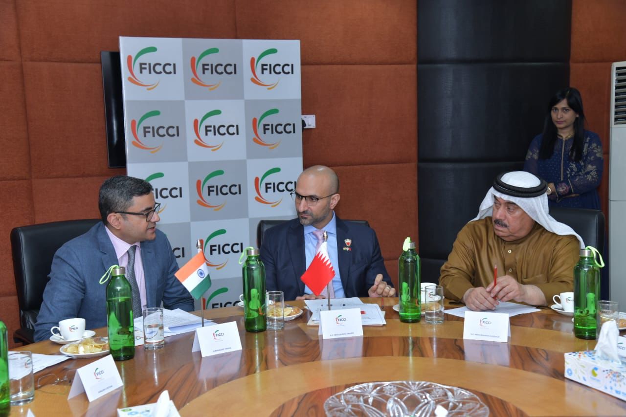 The Minister of Industry and Commerce Meets FICCI President on his Official Visit to India