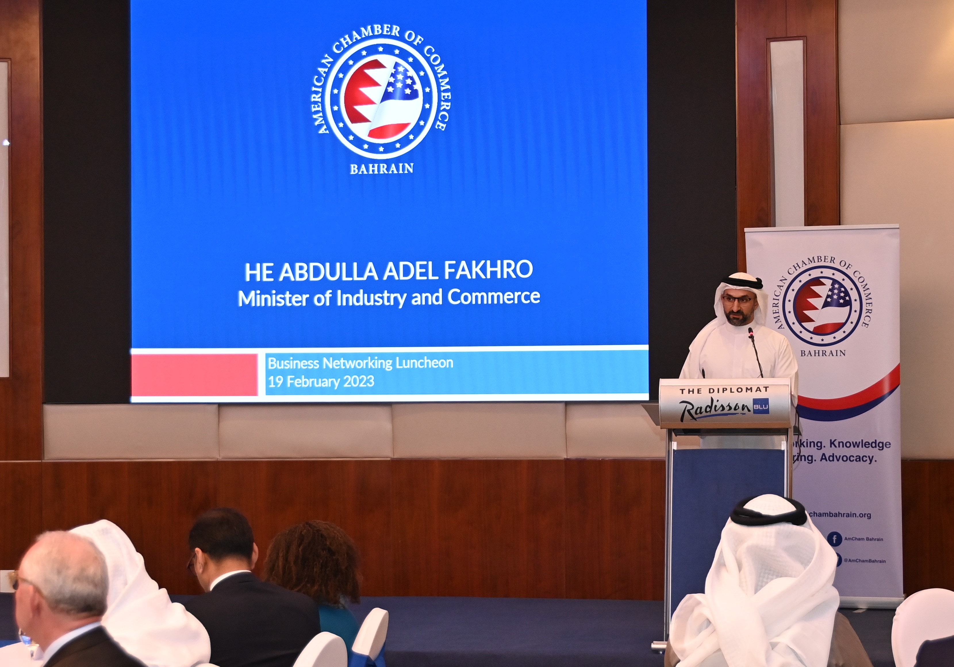 Industry and Commerce Minister a Key Speaker in American Chamber of Commerce Luncheon