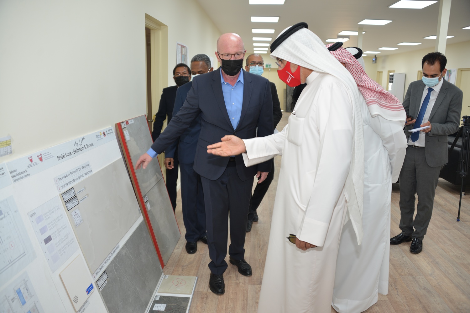 Industry, Commerce and Tourism Minister Visits BIECC Project in Sakhir