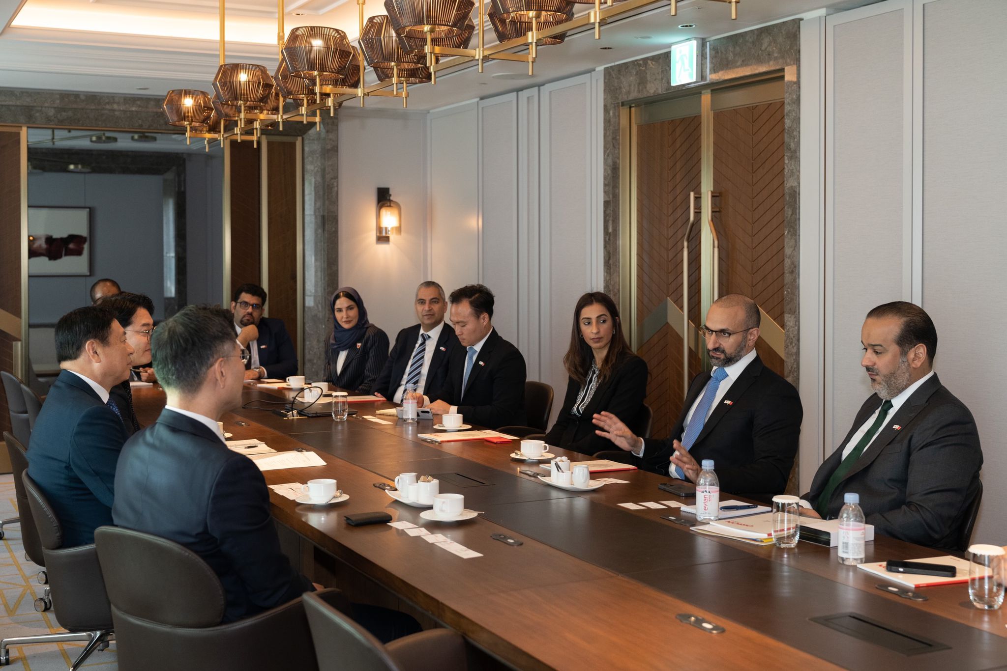 Minister of Industry and Commerce Meets President of Orion Foodstuff Company in Seoul