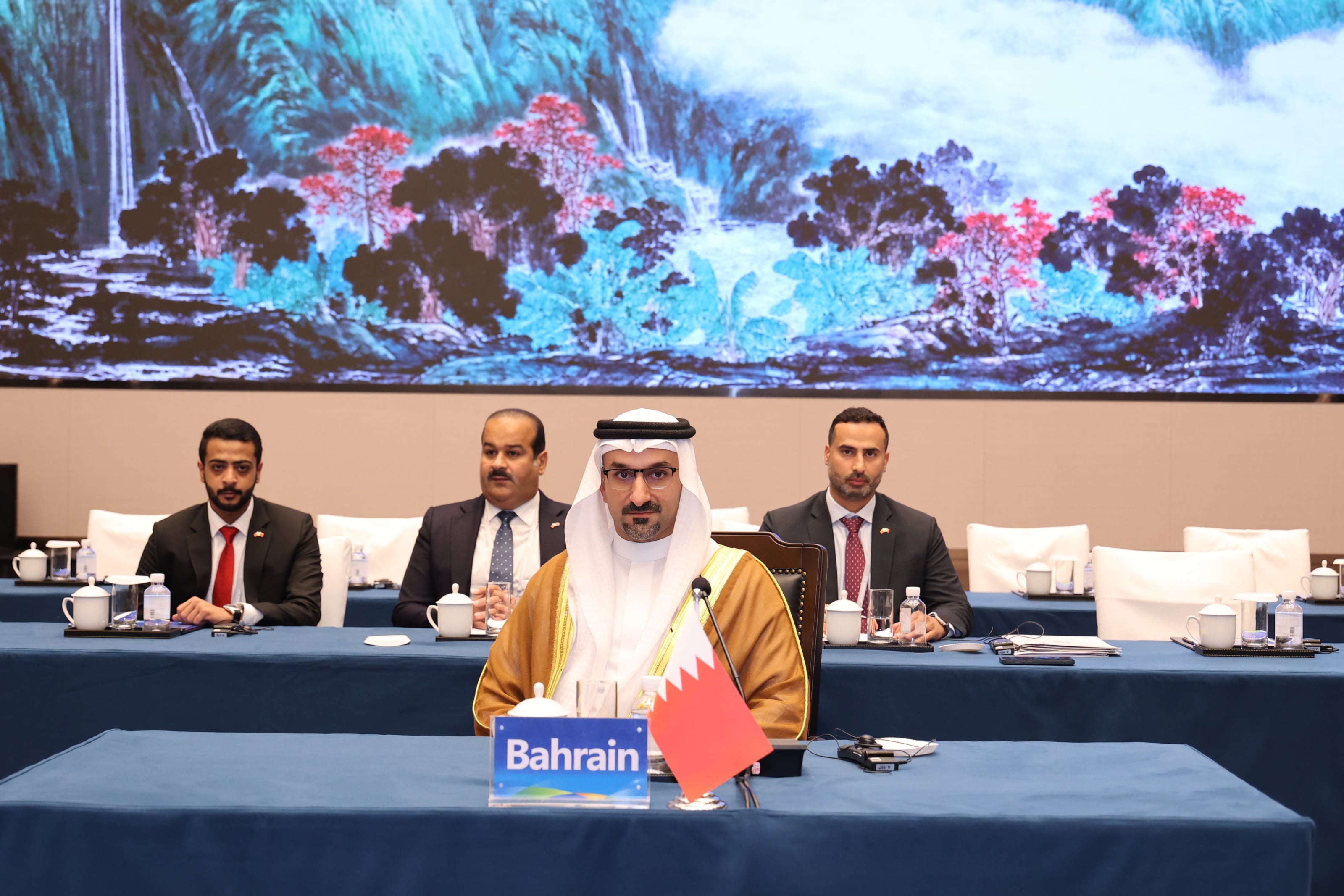 وزير الصناعة والتجارة يشارك في الاجتماع الوزاري الاقتصادي والتجاري بين دول مجلس التعاون لدول الخليج العربية وجمهورية الصين الشعبية