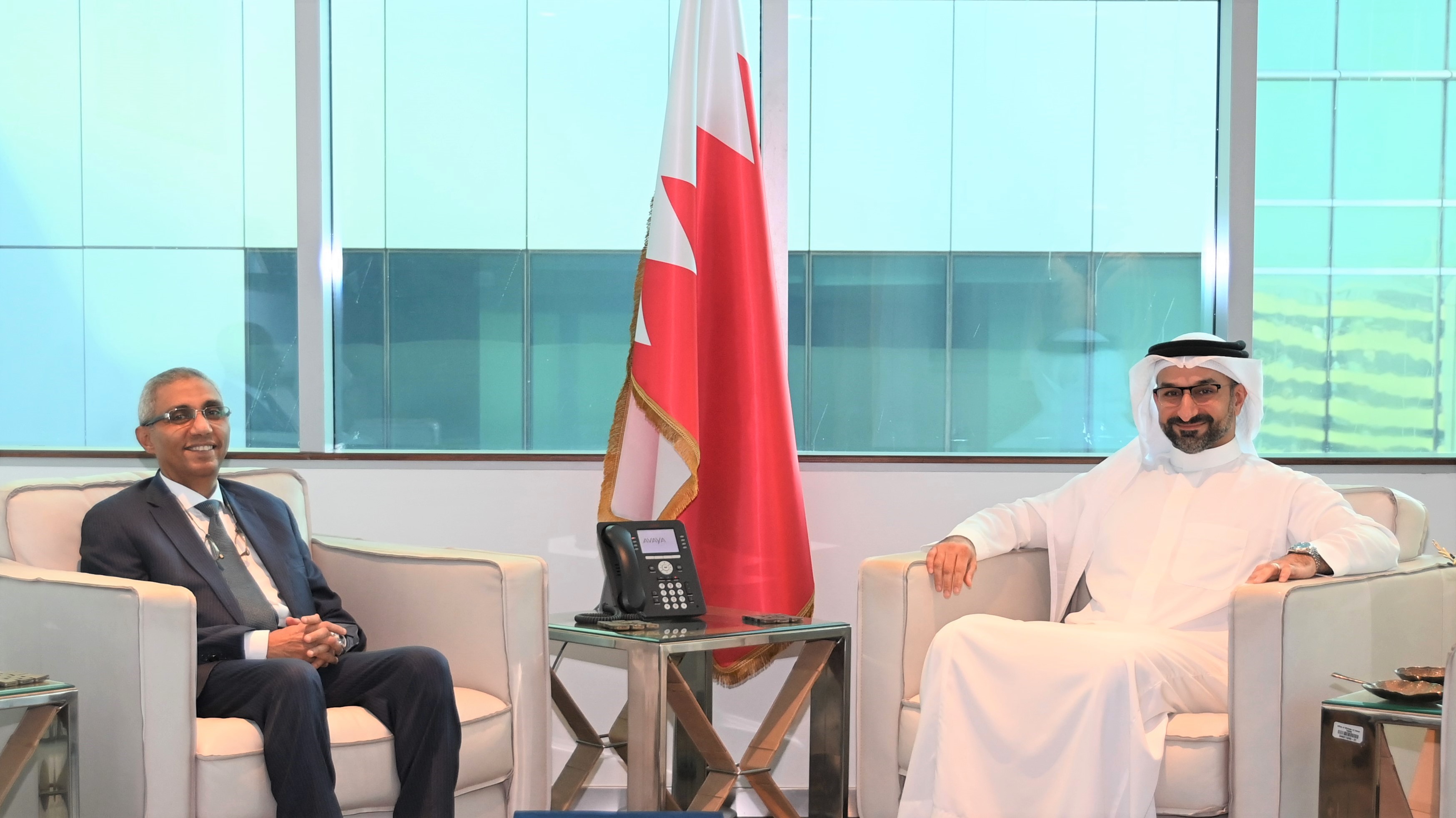 وزير الصناعة والتجارة يستقبل سفير جمهورية مصر العربية لدى مملكة البحرين