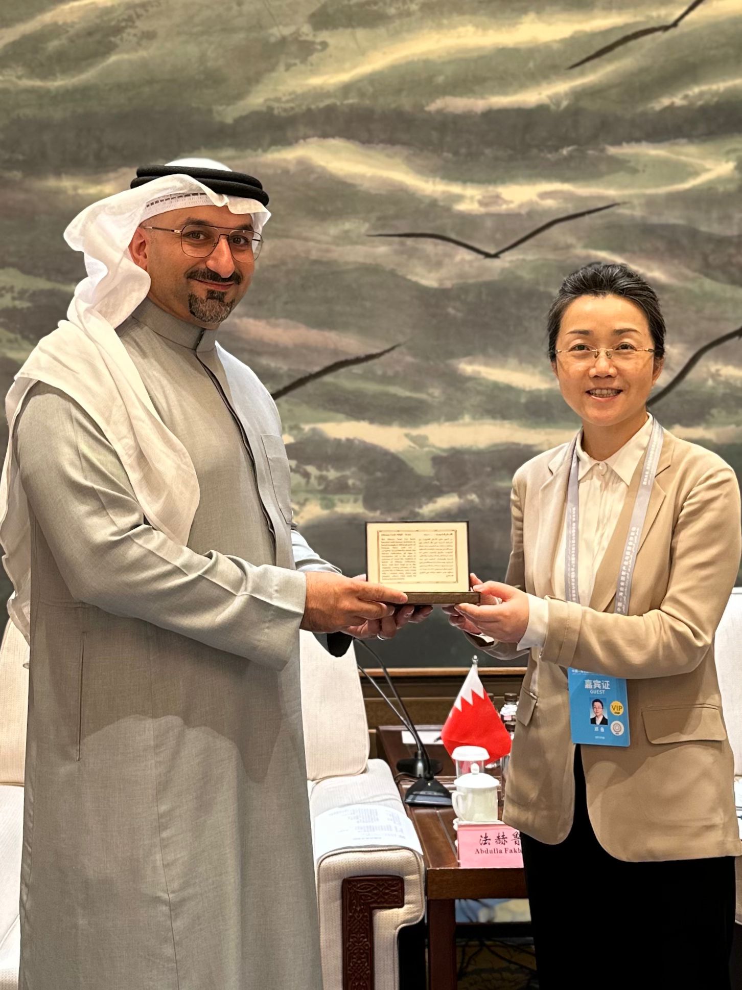 Minister of Industry and Commerce Meets Vice Chairman of the National Development and Reform Commission in China